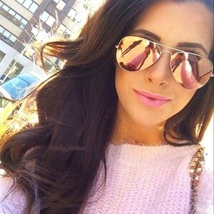 Ray-Ban (Store Display) Aviator Pink Mirror RB3025